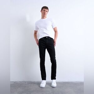 *TOPMAN* Men's Black Stretch Skinny Jeans Size 30R